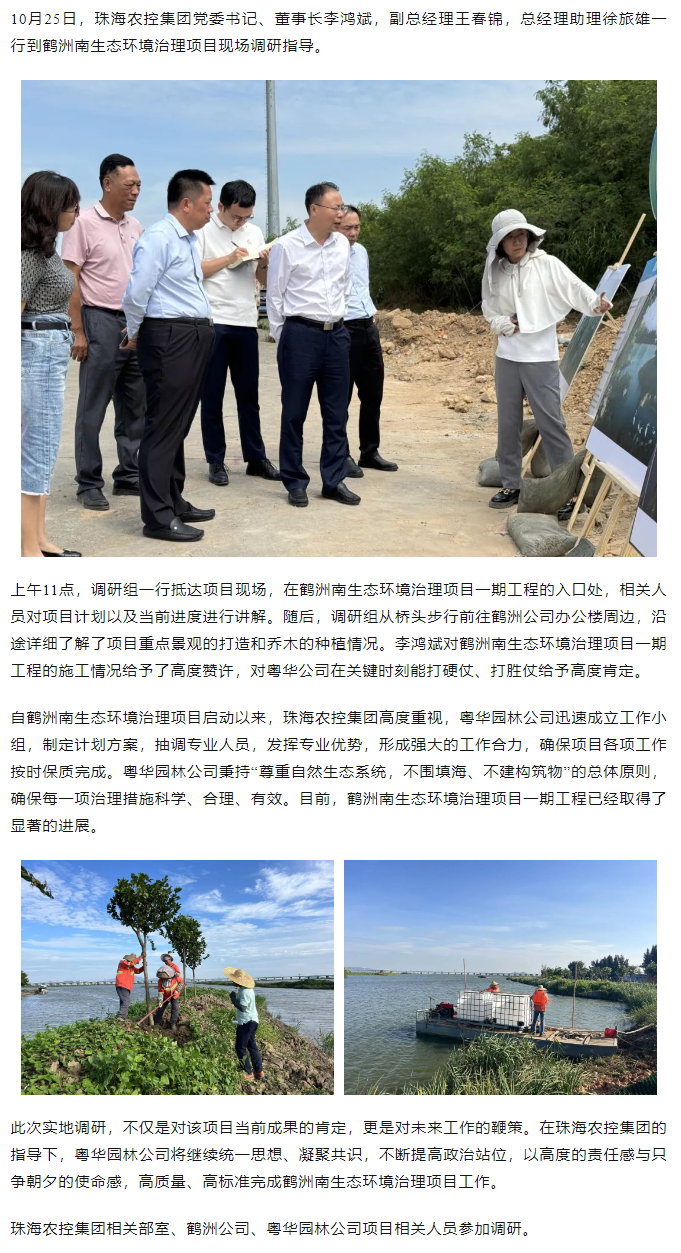 mk（中国）集团党委书记、董事长李鸿斌调研鹤洲南生态环境治理工作.png